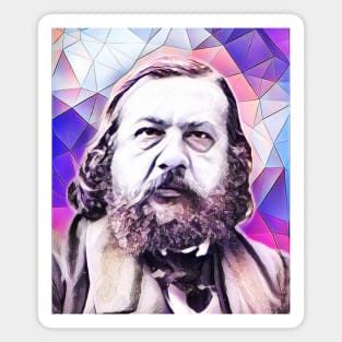 Theophile Gautier Pink Portrait | Theophile Gautier Artwork 8 Magnet